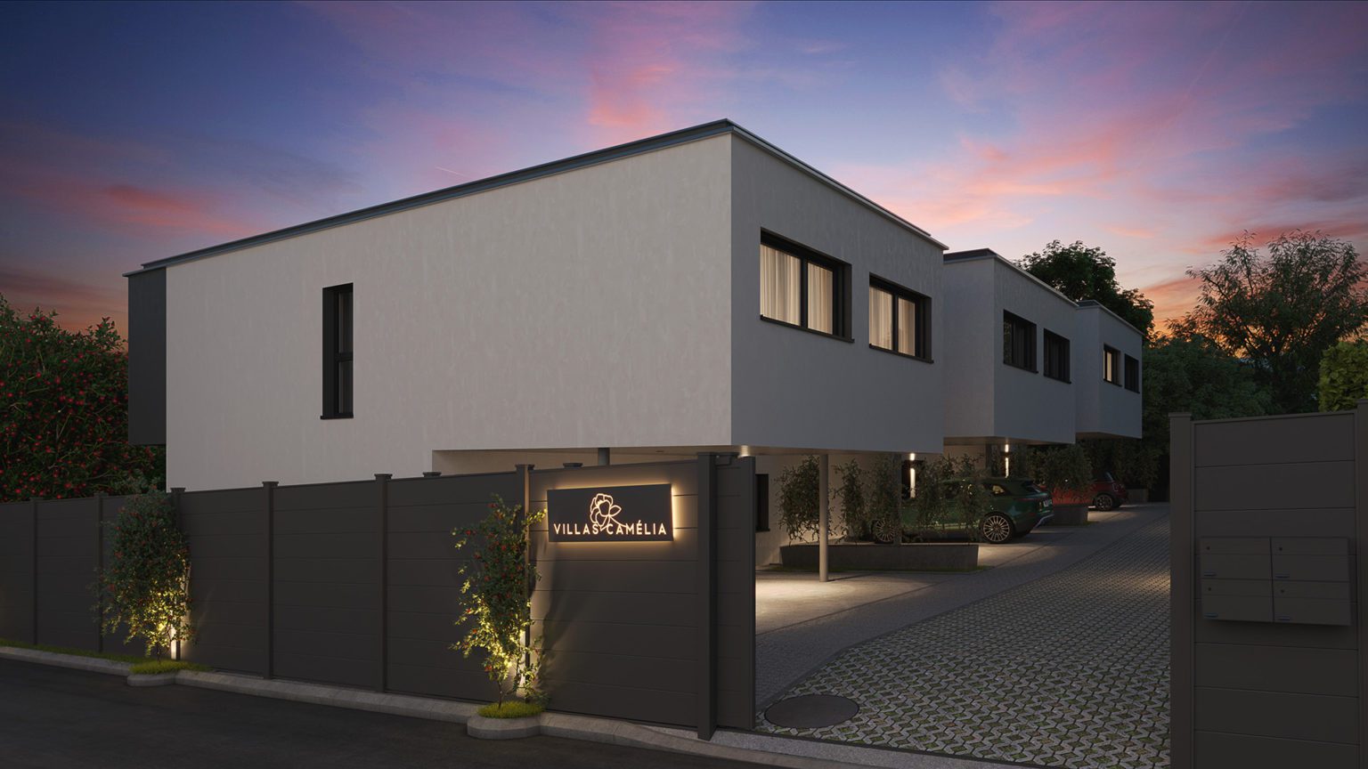 Villas Camélia — Visualisation 3D par Kosdesign