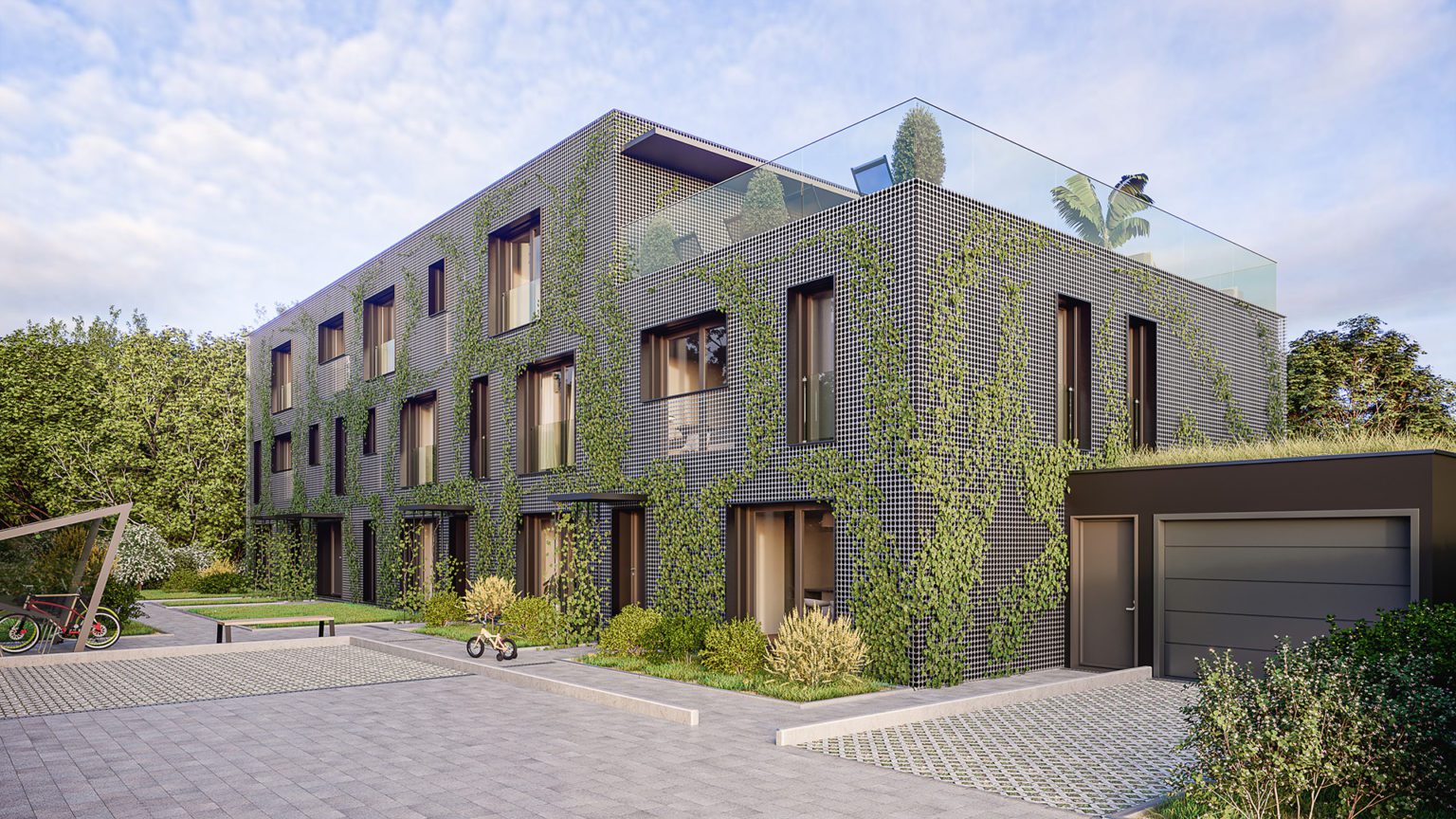 Les Berges de la Drize — Visualisation 3D par Kosdesign