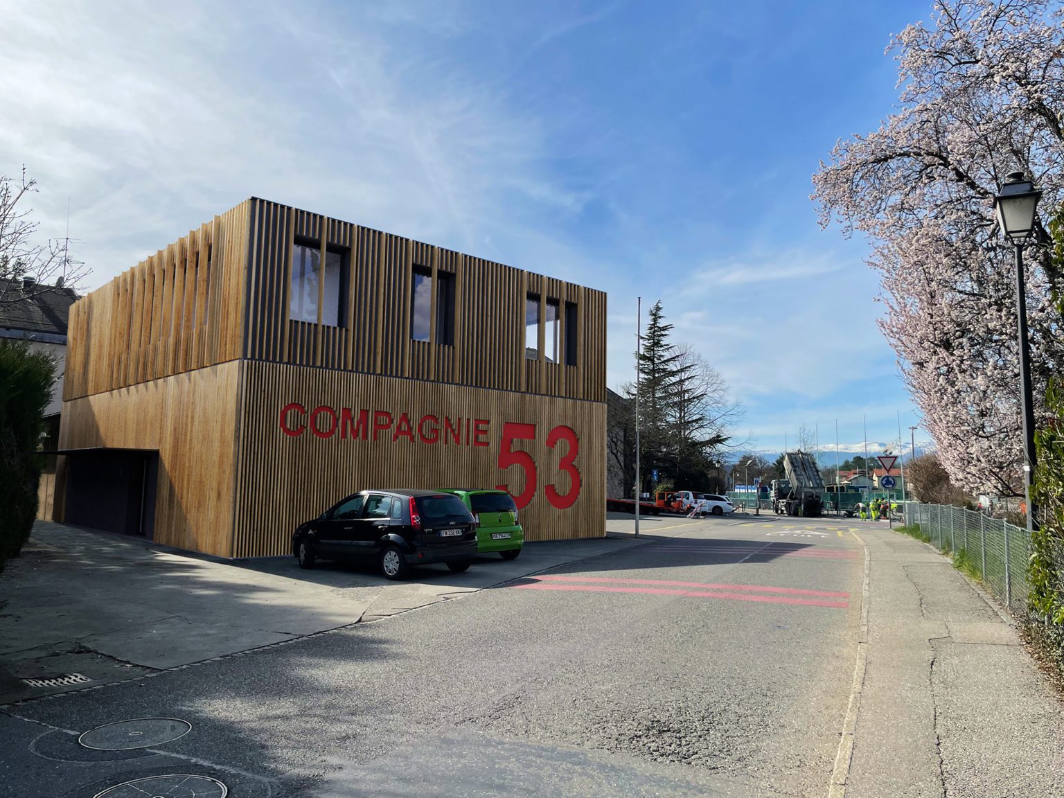 Pompier Veyrier — Visualisation 3D par Kosdesign