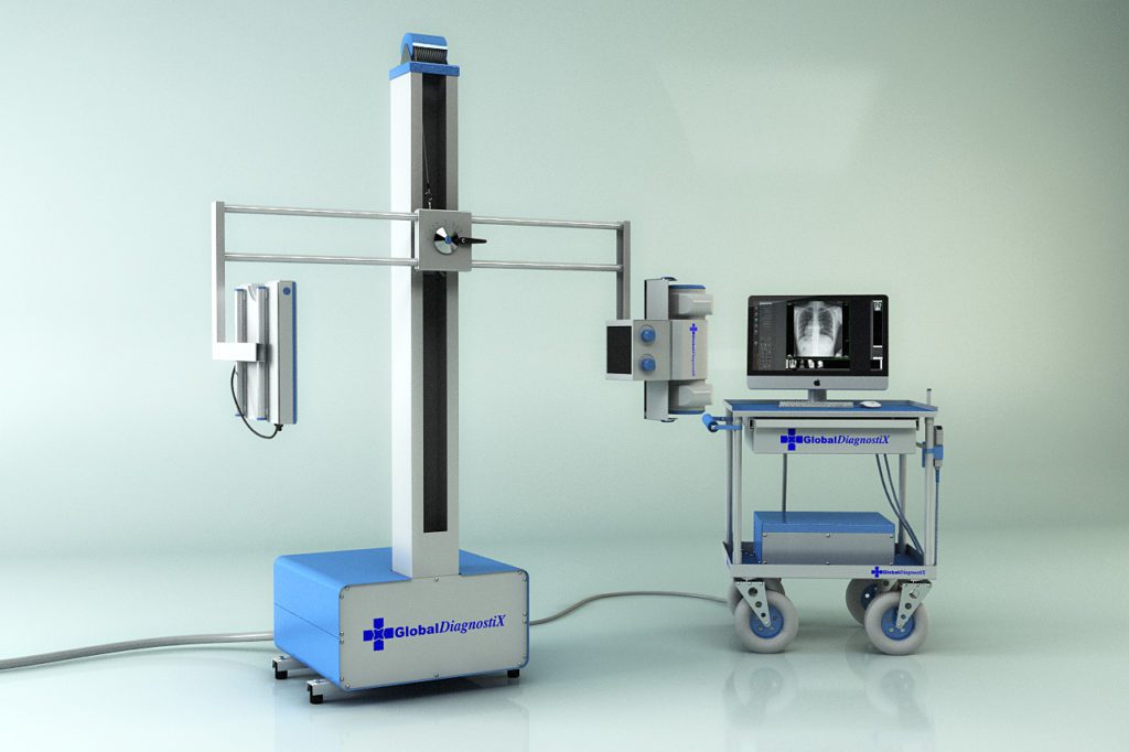 Unité de radiologie GlobalDiagnostiX conçue par Kosdesign